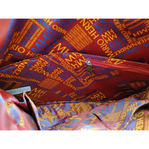 Mario Hernandez Brown Leather Messenger Crossbody Bag Handmade In Colombia - Picture 11 of 14